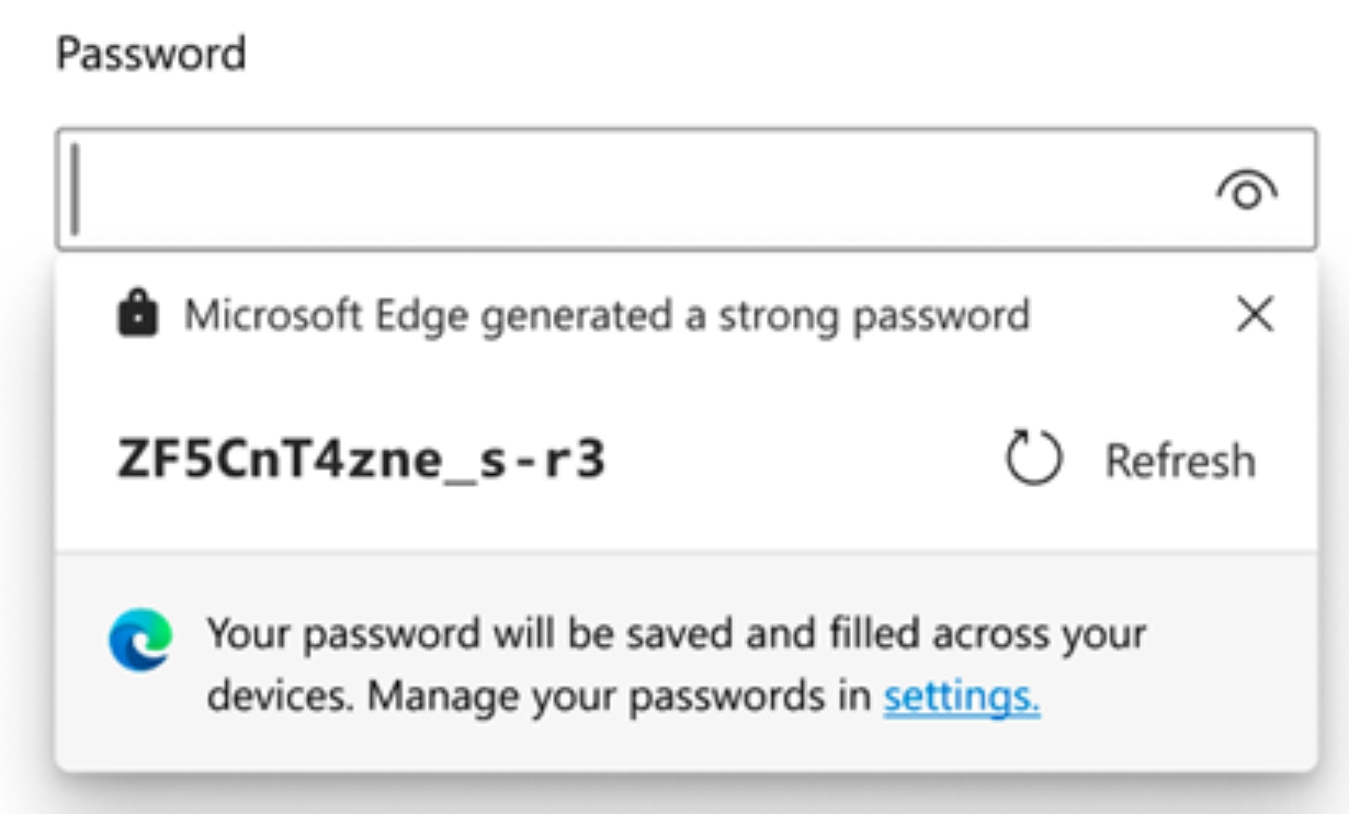 Fortify Your Passwords with the new Microsoft Edge Password Generator